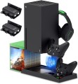 Wielofunkcyjny stojak do Xbox X, ładowanie, wentylacja, stojak