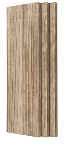 Półki ścienne drewniane, zestaw 3 szt, 1,5 cm x 40 cm x 12 cm