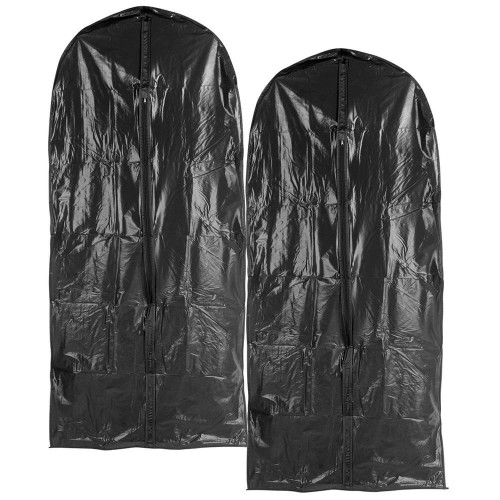 Pokrowiec na ubrania, Zestaw 2 pokrowców na ubrania 60x135 cm – ochrona w domu i podróży