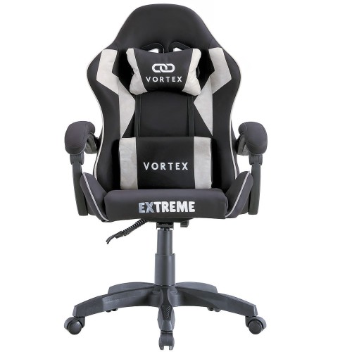 Fotel gamingowy EXTREME Vortex Light Gray – tkanina, ergonomia, regulacja