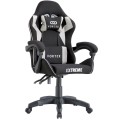 Fotel gamingowy EXTREME Vortex Light Gray – tkanina, ergonomia, regulacja