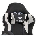 Fotel gamingowy EXTREME Vortex Light Gray – tkanina, ergonomia, regulacja