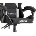 Fotel gamingowy EXTREME Vortex Light Gray – tkanina, ergonomia, regulacja