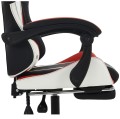 Fotel gamingowy EXTREME R1 Red – skóra eco, podnóżek, poduszki, ergonomia