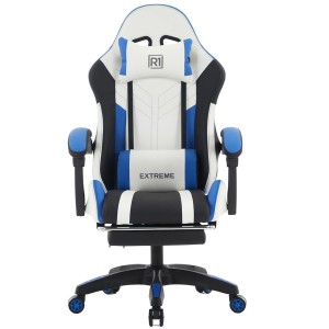 Fotel Gamingowy z podnóżkiem EXTREME R1 Blue