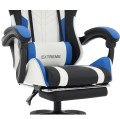 Fotel Gamingowy z podnóżkiem EXTREME R1 Blue
