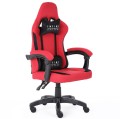 Fotel Gamingowy INFINI SYSTEM Red, Dwie poduszki premium, Wysuwany podnóżek,  Miękkie podłokietniki