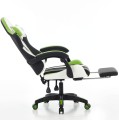 Fotel Gamingowy EXTREME R1 Green – ergonomiczny, z podnóżkiem i poduszkami, Green 