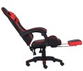 Fotel Gamingowy INFINI ESPACE Red – Regulowane Oparcie + Podnóżek
