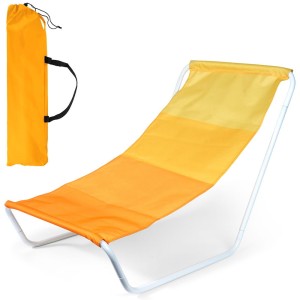 Leżak plażowy składany