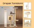 Drapak dla kota TomiDomi – stabilny słupek do drapania i zabawy