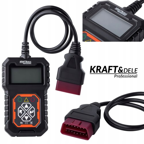 Skaner Diagnostyczny Czytnik Błędów OBD II Kraft&Dele