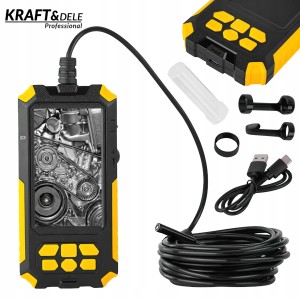 Kamera Endoskopowa Inspekcyjna LCD 1080P IP68 3000mAh 5h pracy Kraft&Dele
