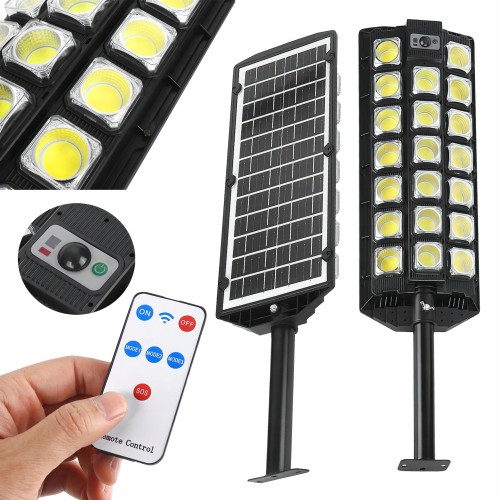 Lampa Uliczna Solarna z Pilotem Kraft&Dele 2500W 20.000 lm IP65