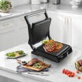 Grill Elektryczny 2w1 Teflon 2400W Regulacja Temperatury Tost Kraft&Dele