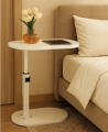 STOLIK BOCZNY REGULOWANA WYSOKOŚĆ KAWOWY POMOCNICZY LOFT BIAŁY [STOLIK103]