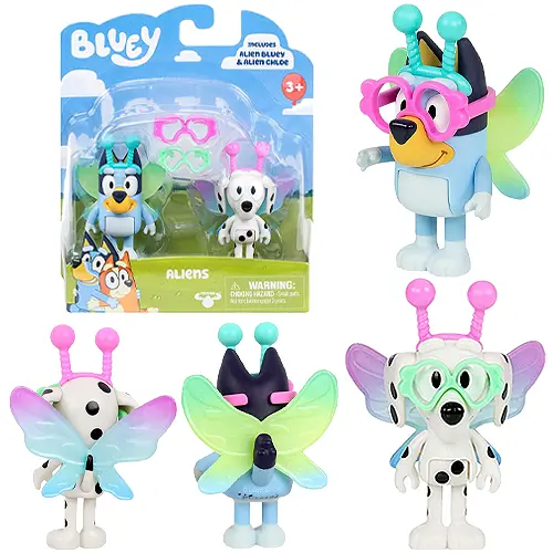 TMT BLUey fig.Kosmici Bluey Chloe 2pak BLU17617