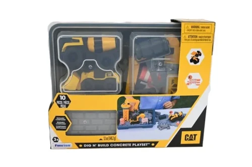 CAT pojazdy budowlane+masa plast.walizka 83416