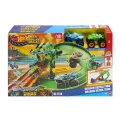 Hot Wheels Monster Truck tor Smoczy wyścig + 2 auta