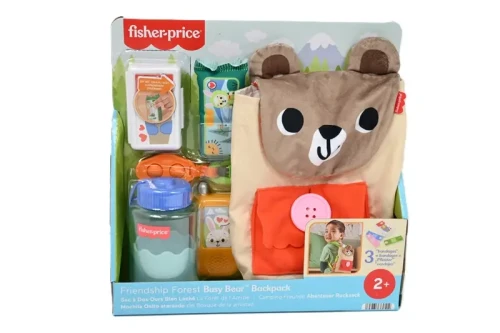 Fisher-Price zabawny plecak-miś
