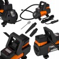 Kompresor Samochodowy LCD 12V 168W 14A 200 PSI 45L/min Kraft&Dele