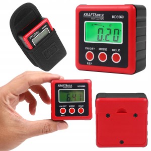 Kątomierz Cyfrowy LCD Elektroniczny Magnes Precyzyjny Kraft&Dele