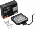 Lampa Robocza Reflektor Cofania Szperacz Kwadrat 30W 16 LED 2500 lm 12-40V