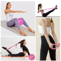 ZESTAW PILATES FITNESS JOGA 13w1 OBRĘCZ KOŁO DO PILATESU TAŚMY OPOROWE RÓŻOWY [FITNESS1]