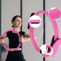 ZESTAW PILATES FITNESS JOGA 13w1 OBRĘCZ KOŁO DO PILATESU TAŚMY OPOROWE RÓŻOWY [FITNESS1]