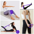 ZESTAW PILATES FITNESS JOGA 13w1 OBRĘCZ KOŁO DO PILATESU TAŚMY OPOROWE FIOLETOWY [FITNESS2]