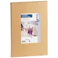 Składana suszarka na kaloryfer metalowa biała 55x50,5 cm – 10 prętów, pojemność 6 kg, rozkładane skrzydło, do łazienki i balkonu