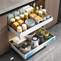 ROZSUWANY ORGANIZER KUCHENNY BIAŁY SZUFLADA TACA DO PRZECHOWYWANIA 32-52 CM [ORGANIZER104]