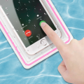 ETUI WODOODPORNE WODOSZCZELNE CASE NA TELEFON FLUORESCENCYJNE RÓŻOWE