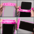 ETUI WODOODPORNE WODOSZCZELNE CASE NA TELEFON FLUORESCENCYJNE RÓŻOWE