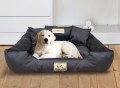 Legowisko dla psa kojec KINGDOG 115x95 cm personalizowane wodoodporne czarne