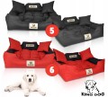 Legowisko dla psa kojec KINGDOG 55x45 cm personalizowane wodoodporne zielone