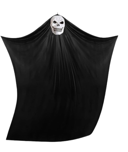 Dekoracja na halloween, wiszące duchy, podświetlane