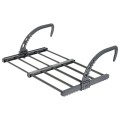 Suszarka na pranie na kaloryfer metalowa szara rozsuwana 32,5-60x35 cm