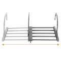 Suszarka na pranie na kaloryfer metalowa szara rozsuwana 32,5-60x35 cm