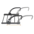 Suszarka na pranie na kaloryfer metalowa szara rozsuwana 45-83x35 cm