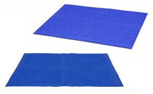 Żelowa mata chłodząca dla zwierząt 90x50 cm niebieska