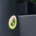 Kwietnik ogrodowy plastikowy czarny spiralny 53x43,5x32,5 cm