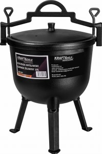 Kociołek myśliwski / Garnek żeliwny 10L KD4187