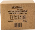 Kociołek myśliwski / Garnek żeliwny 4L KD4185