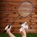 Zestaw do badmintona 8 lotek 61 cm 12 el.