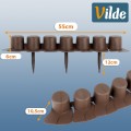 Palisada ogrodowa brązowa 55 cm 8 szt.