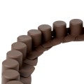 Palisada ogrodowa brązowa 55 cm 8 szt.