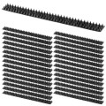 Kolce na ptaki plastikowe czarne 50x4,3 cm 30 szt.