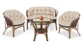Poduszki Ogrodowe Wodoodporne 2x122x40 + 190x40 Rattan