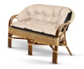 Poduszki Ogrodowe Wodoodporne 2x122x40 + 190x40 Rattan